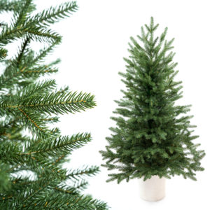 ŚWIERK NATURALNY PE W DONICZCE 120 cm CIEMNY