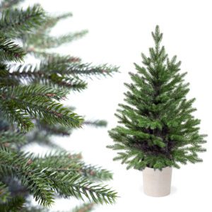 ŚWIERK NATURALNY PE W DONICZCE 100 cm CIEMNY